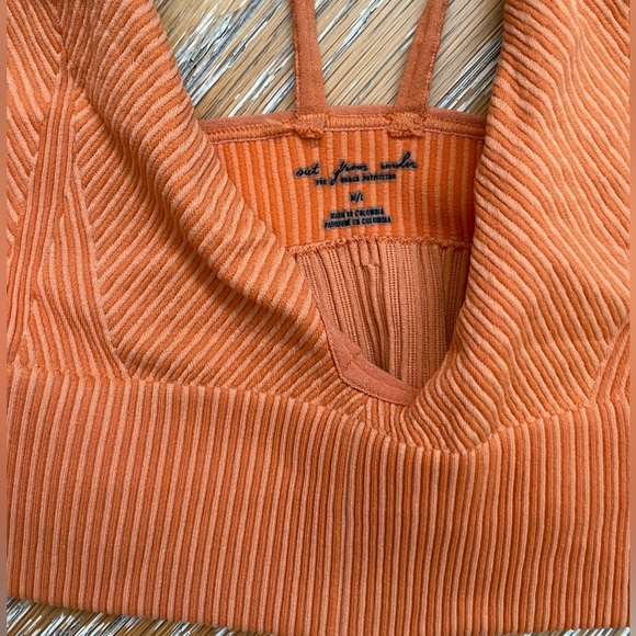 Orange Textured Bralette - Picture 3 of 3